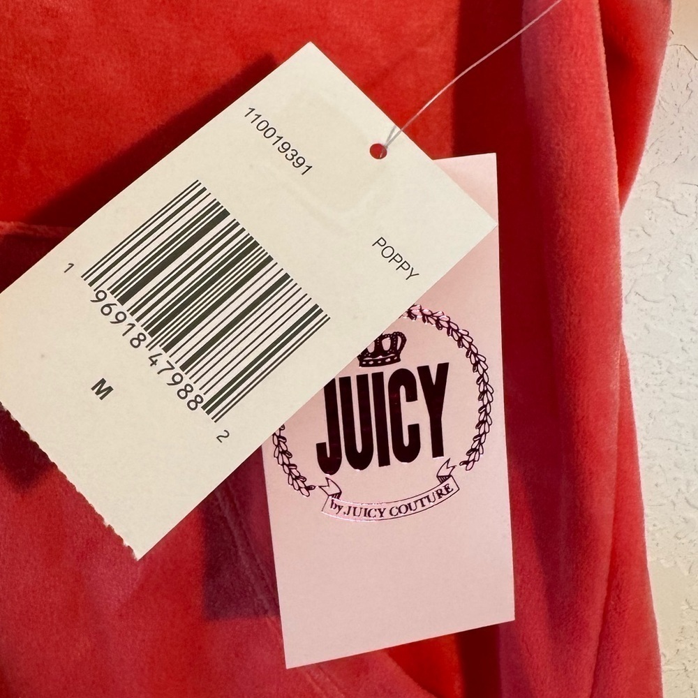 Juicy by Juicy Couture Short Sleeve Y2K Zip Up Track Jacket NWT Juniors Size M - Picture 6 of 9